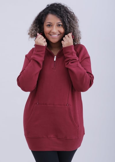 For The Creators Breastfeeding & Maternity 1/4 Zip Sweater