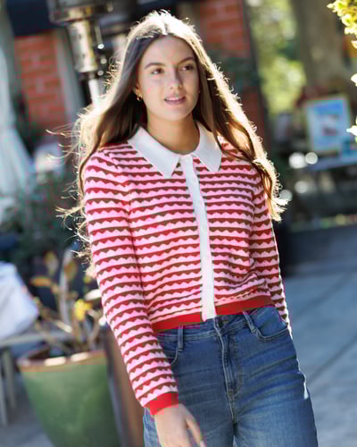 Milk & Baby Cherry Picked Cardi