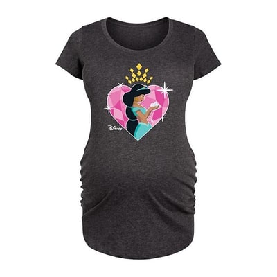 Kohl's Disney's Aladdin Jasmine Maternity Heart Graphic Tee