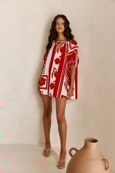 SABO Kit Dress - Red Voyage