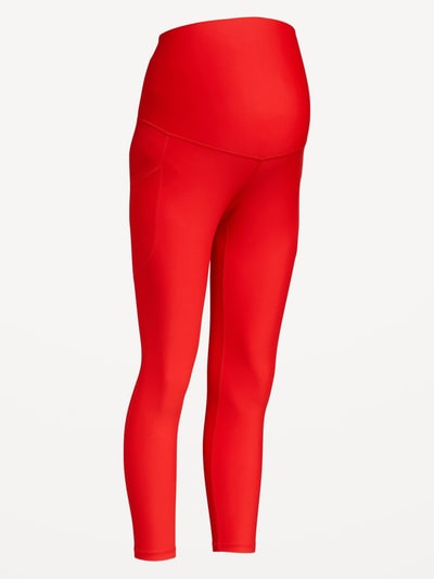 Old Navy Maternity Full-Panel PowerSoft 7/8 Leggings