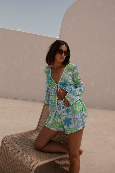 SABO Sari Top - Verano Floral