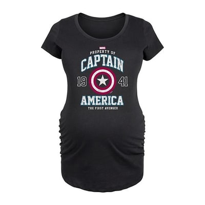 Kohl's Maternity Marvel Captain America Graphic Tee