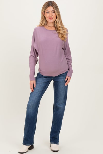 PinkBlush Navy Blue Dark Wash Straight Leg Maternity Jean