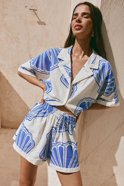 SABO Kara Shorts - Seashell