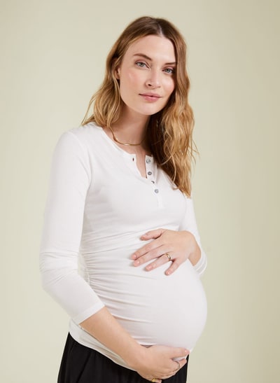 Isabella Oliver The Essentials Henley Maternity Top