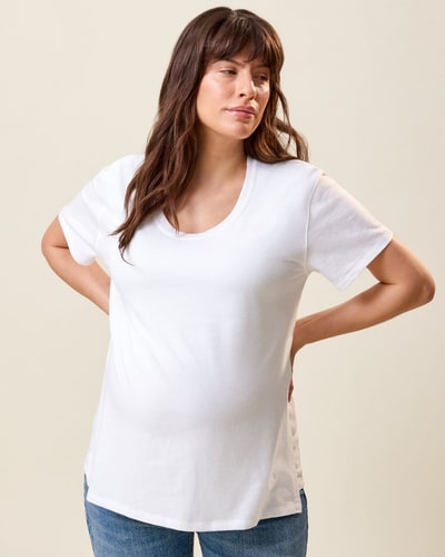 Kindred Bravely Relaxed Cotton Maternity & Nursing T-shirt