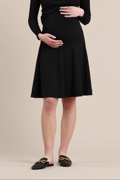 Apparalel Amethyst Maternity Skirt in Black