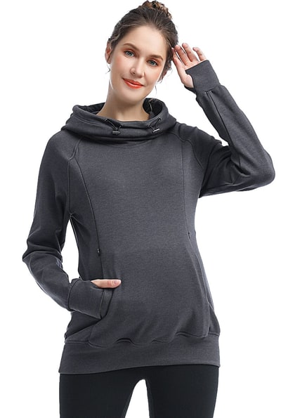 Kimi + Kai Kimi + Kai Maternity "Posie" Active Nursing Hoodie