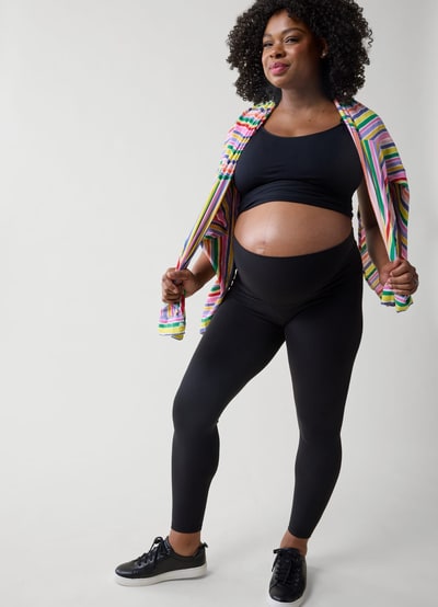 Ingrid+Isabel The All-Stage Forever Black Maternity + Postpartum Legging