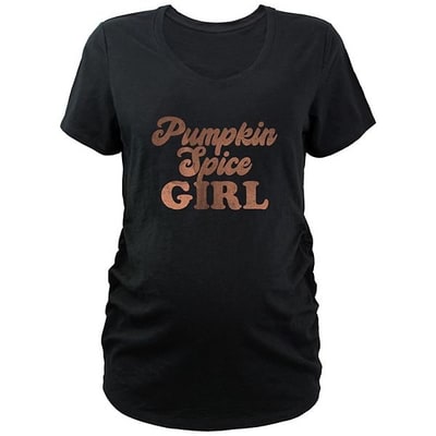 Kohl's Maternity Pumpkin Spice Girl Graphic Tee