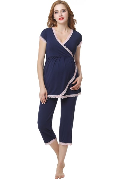 Kimi + Kai Kimi + Kai Maternity "Cindy" Nursing PJ Set