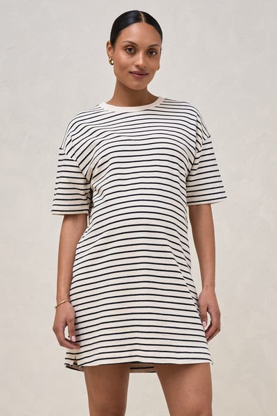 Bae the Label Whats Next Nursing Dress - Stripe