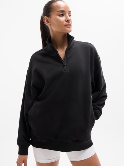 Athleta Forever Fleece 1/4 Zip Sweatshirt