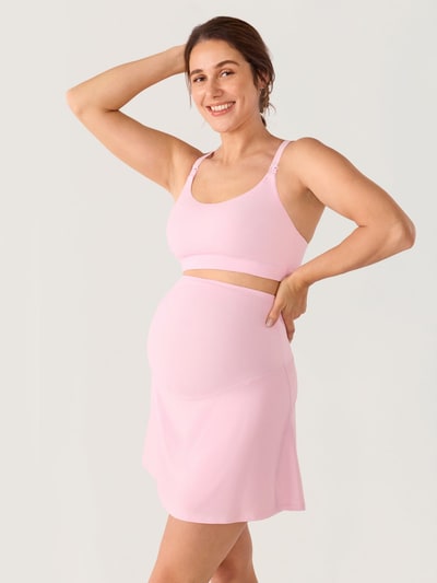 Momanda High Waisted A Line Maternity Tennis Skirts