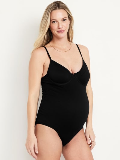 Old Navy Maternity Textured One-Piece Balconette Swimsuit