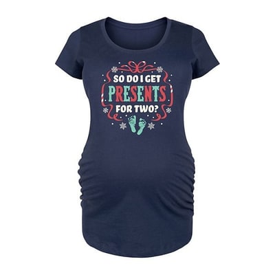 Kohl's Maternity Presents For Two Graphic Tee