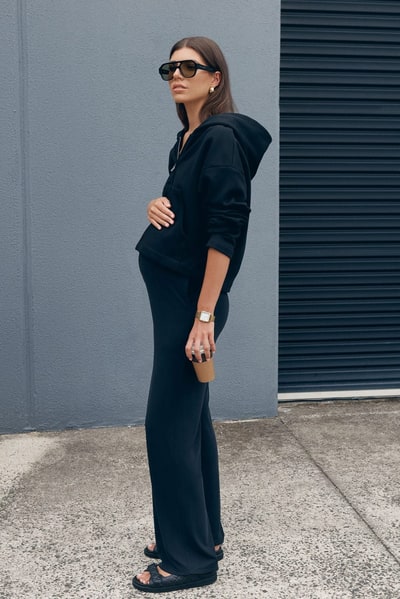 Legoe Heritage Oslo Crop Hoodie (Black) - FINAL SALE