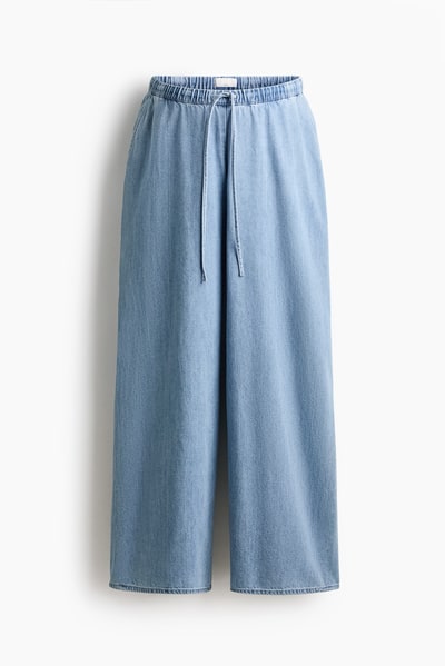 H&M MAMA Denim Drawstring Pants