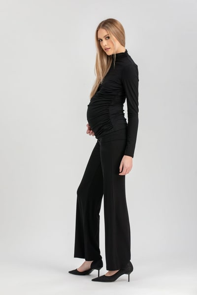 For The Creators Travis Black Maternity Leggings