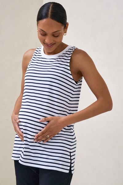 Bae the Label Into It Tank - Stripe