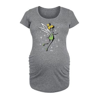 Kohl's Disney's Tinker Bell Maternity Sketch Sparkles Graphic Tee