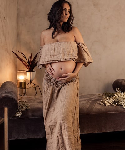 Bump City The Amalfi Linen Set (Top)