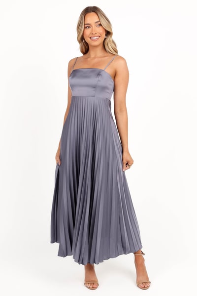 Petal & Pup Keegan Maxi Dress - Steel Gray