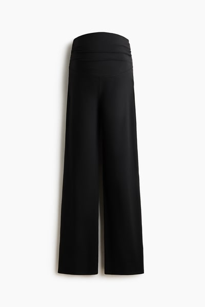 H&M MAMA Wide-Leg Sports Pants