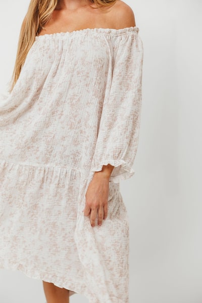 Worth Collective Cotton House Dress in Hampton Pink - Bump Friendly