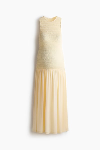 H&M MAMA Smocked jersey dress