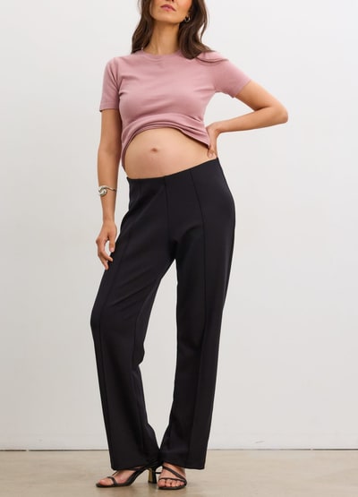 HATCH The Seamed Stretch Straight-Leg Work Pant