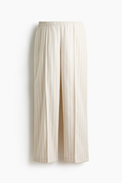 H&M MAMA Before & After Wide-Leg Crease-Detail Pants