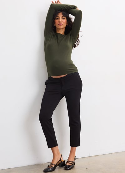 HATCH The Softsculpt Knit Long Sleeve Tee