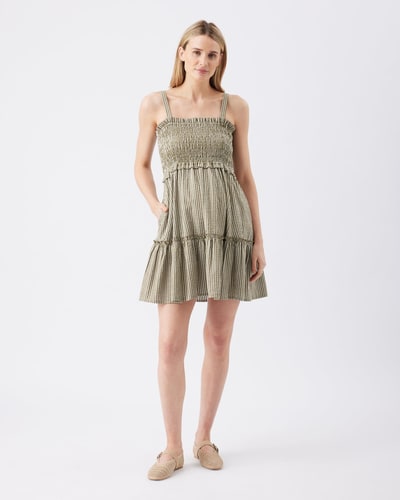 Ingrid & Isabel Ripe Maternity Gabby Tiered Mini Dress