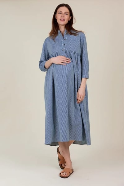 For The Creators Thea Dress - Denim Stripe