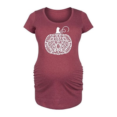 Kohl's Maternity Fall Pumpkin Graphic Tee