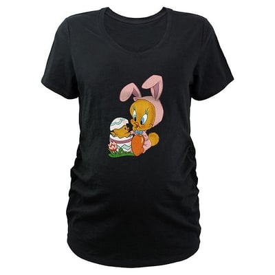 Kohl's Maternity Looney Tunes Tweety Bird Easter Bunny Graphic Tee