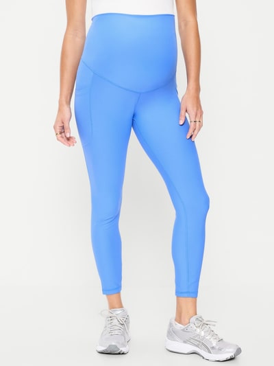Old Navy Maternity Full-Panel PowerSoft 7/8 Leggings