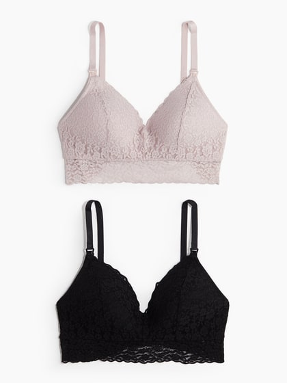 MAMA 2-Pack Padded Lace Nursing Bras