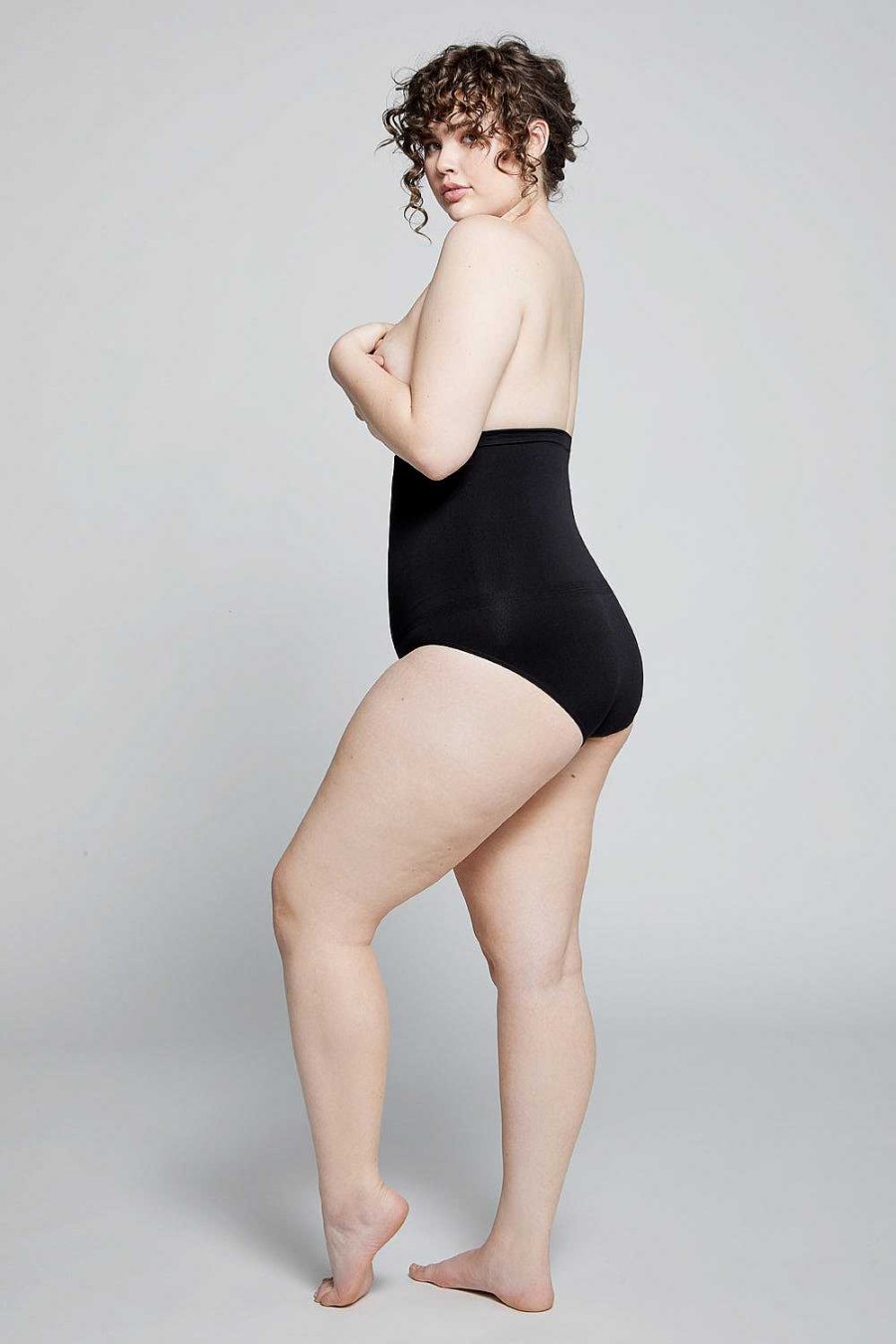 Shapewear BUMPSUIT  | The Support Brief Black